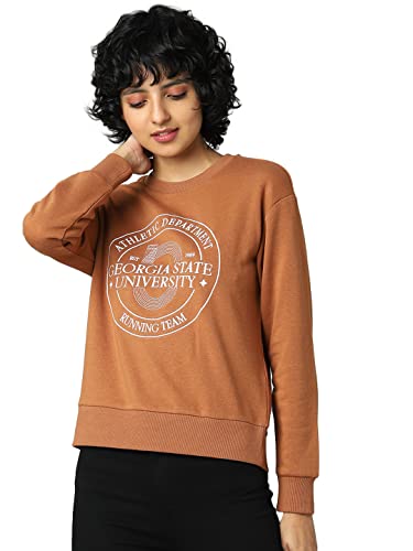 Image of ONLY Women's Cotton Blend Crew Neck Sweatshirt
