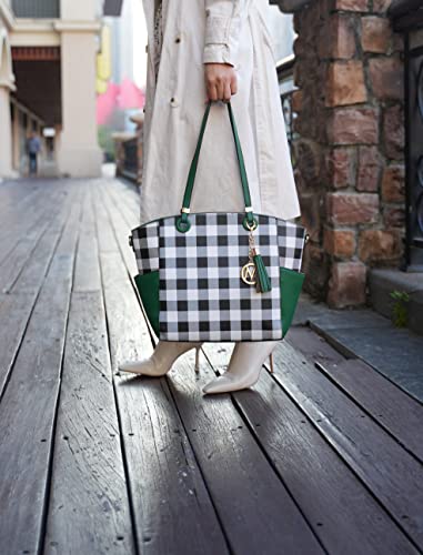 MKF Collection Shoulder Bag for Women, Vegan Leather Top-Handle Crossbody Purse Tote Satchel Handbag3