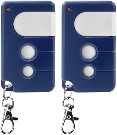 Garagenöffner Fernbedienung 2-Kanal - Kompatibel Mit TELECO TXP-433-A02 (2 Stück)