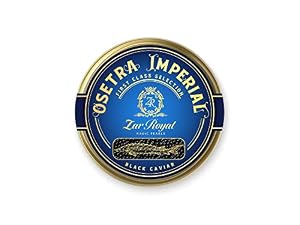 OSETRA IMPERIAL | schwarze Kaviar | Acipenser Baerii | First class selection | 50 g | 24 Std. Lieferung