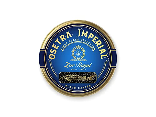 OSETRA IMPERIAL | schwarze Kaviar | Acipenser Baerii | First class selection | 50 g | 24 Std. Lieferung