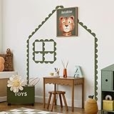 Scallop Border Wall Sticker，Door Edge Scallop Decorative Art Stickers，Scallop Peel and Stick Border，for...