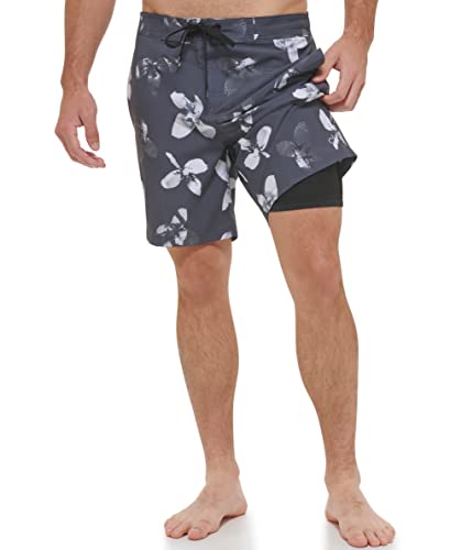 Calvin Klein Men's UV Protected Quick Dry Swim Trunks #TOP17