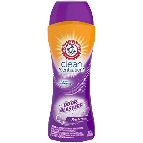 Arm & Hammer Clean Scentsations Odor Blasters in-wash Scent Booster Fresh Burst, 4 Count