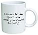 I Am Not Bossy, I Just Know What You Should Be Doing Coffee Mug Funny Office Collectible Novelty and Souvenir 11 Oz