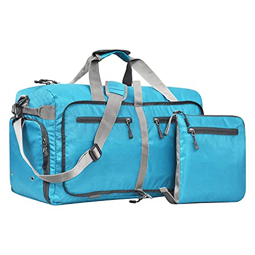 FATMUG Foldable Duffel Luggage Bag for Travel, Packing and Storage