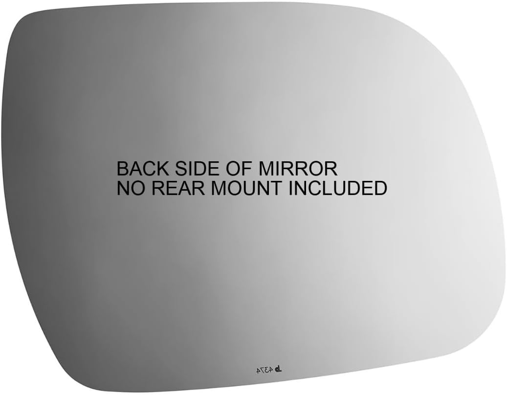 Fits 11-14 Sienna Left Driver Mirror Glass Lens w/Adhesive