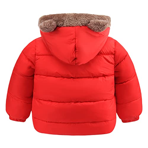 Image of Winter Coat For Baby Boys Girls Fleece Jacket Toddler Clothes