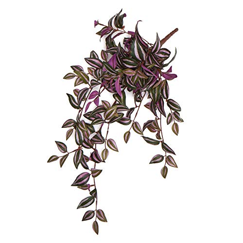 Factory Direct Craft Artificial Wandering Jew Bush Fake Striped Hanging Wandering Jew Greenery Plant - A Houseplant That Requires No Care #TOP4