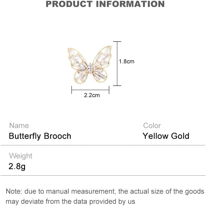 14K Gold Hollow Butterfly Brooch Pin, Unique Cut Animal Collar Pin, Suit Coat Accessory, Gold Pins for Women