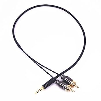 オーディオケーブル　2m 2本 Amazon | Yodonami 3.5mm 4極バランス-2RCAオス NW-ZX2 HA-2
