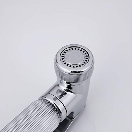 Handbrause aus Chrom, Hand-Bidet-Spray, ABS-Duschkopf, Sprühdüse, Druckknopf, Dusche