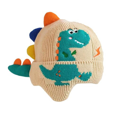 Dinosaur Ear Knitted Hat Knit Hat Beanie Winter Cap for Children Boys Girls Toddlers