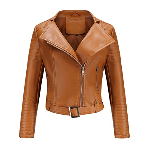 Manteau de motard asymétrique pour femmes veste en cuir hiver vêtement moto