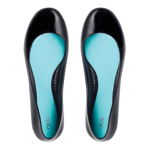 Oka-B Women's Shiny Taylor Ballet Flats4