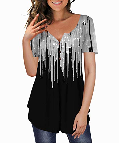 TUDOU Donna Maglie a Manica Lunga Allentato V