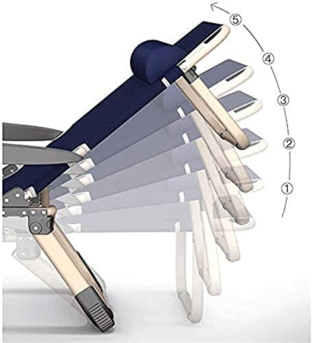 Silla plegable tumbona que elimina dolores lumbares en terrazas y exteriores 5