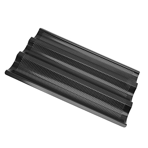 Bandeja de acero inoxidable en forma de U SIXRUN con acabado perforado premium 8