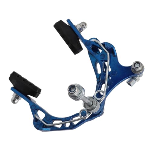 Chiffonade Bike Brake Caliper Aluminum Alloy Front and Rear Installation Bike Brake Fit for Mountain Road Bikes,Maximum Opening 6.8cm(Blue)