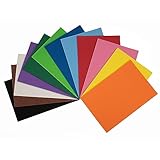 EVA Foam Sheets, 12 Assorted Colors, 2mm Thick, 6 x 9 Inch, Handicraft Foam Paper for Arts and Crafts, by Ader Products - 12 Sheets