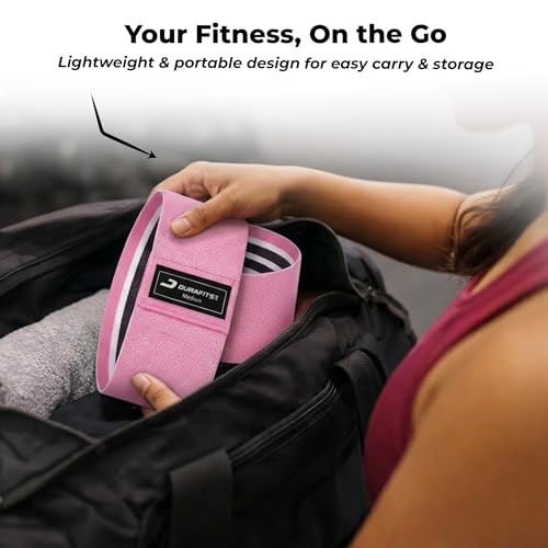 Image of Fabric Resistance Bands (Medium) Strength for Women & Men, Non-Slip Hip Bands for Glutes, Legs & Squats, Exercise Booty Bands for Workout, Stretching,Toning,Home Gym Fitness,Yoga &Pilates