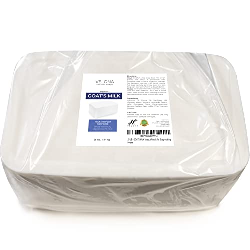 image for velona 25 LB - GOATS MILK Soap Base | Wholesale & Bulk | SLS/SLES free