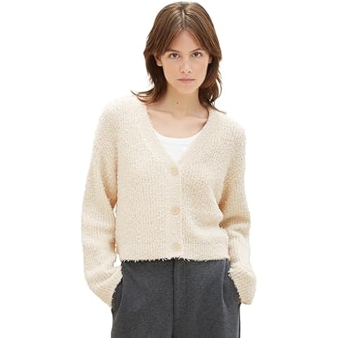 TOM TAILOR Denim Women's Soft Neutral Cardigan Cover