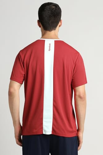 Image of Reebok Men's Sport T-Shirt - Moisture Wicking Sports T-Shirt | Workout Running Training Tshirt for Men's | Half Sleeve Active Tee