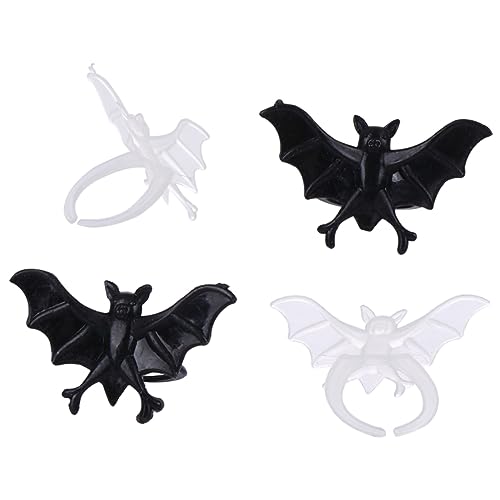 ibasenice Halloween Bat Party 50pcs Halloween for Boys and Girls Safe Creative Bat Finger