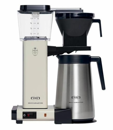 Moccamaster CD Overflow Coffee Maker KBGT 741 Cream, Yellow