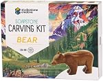 Bear Studiostone Creative Soapstone Sculpture Carving DIY Arts and Crafts Kit for Kids Adults
