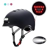 ♦ FÜR DIE SICHERHEIT JEDER: Der Fahrradhelm übernimmt die Meinung verschiedener Gehirnexperten, basierend auf dem Prinzip der Sicherheit, berücksichtigt zunächst viele Faktoren und entwirft schließlich den perfekten Fahrradhelm. Professioneller Schutz, Save Your Life, ist unsere Kernphilosophie - die CE-Zertifizierung. 4 Farben, M (54-57 cm) / L (58-61 cm).