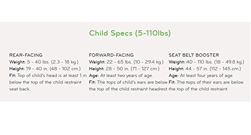 Evenflo Symphony Elite All-In-One Convertible Car Seat, 5-Point Infinite Slide Harness, Easy to Install, Forward / Rear Facing, Booster Seat, 110-lb Capacity, Multiple-Position Recline, Paramount Gray - Thumbnail 6