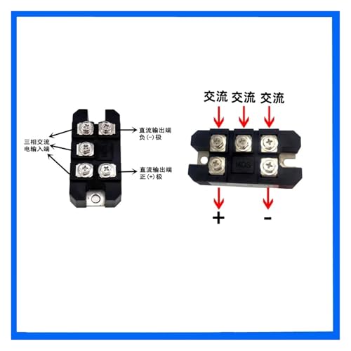Pont redresseur triphasé module de diode 1000V 1200V radiateur 20150 intégré