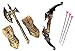 VENTURA TRADING Arco y Flecha Medieval y Conjunto de Hacha Caballero Accesorio Espada de Juguete Guerrero de Juguete Espada de niño Dragones Guerrero Caballero