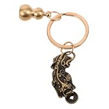 [FIXOSHEE] 風ビンテージ銅葫蘆ペンダント 車用キーチャーム おしゃれな車飾り 鍵用キーチェーン 風水ラッキーアイテム 母の日 にも