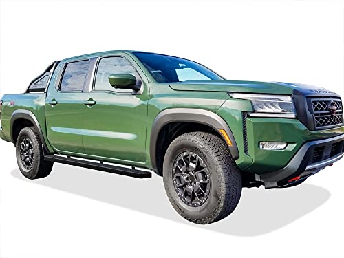 Estribos negros APS 5 pulgadas compatibles Nissan Frontier miniatura 6