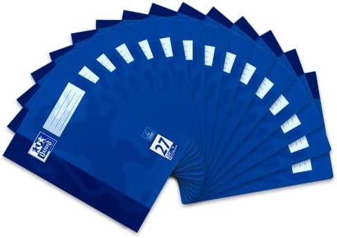 Oxford Zeszyt szkolny A4, 16 arkuszy, liniatura 27, w linie, 15 sztuk