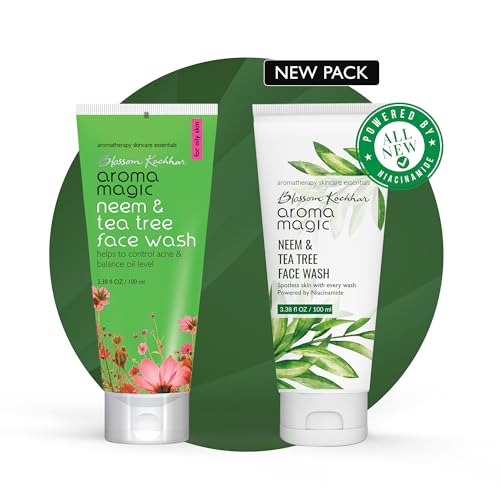 Aroma Magic Neem & Tea Tree Face Wash (Powered by Niacinamide)- 50 ml - Image 2