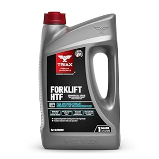 TRIAX Forklift HTF - Full Synthetic Hydraulic & Transmission Oil - Commercial Grade, True All Season to -50F (1 Gallon)
