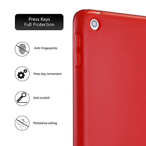 Image of DuraSafe Cases iPad PRO 10.5 Inch 2017 Air 10.5 3rd Generation 2019 [ Air 3 ] MQF12HN /A MQEY2HN /A MQF22HN /A MQF02HN /A Protective Durable Shock Proof Supportive Magnetic Dual Angle Stand Cover - Red
