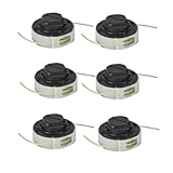 6PCS Trimmer Head Spools for Stihl FSA 57 FSE 52 Weed Eater String Autocut C3-2 Trimmer Head Replace Parts 4009 710 4305