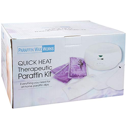 Paraffin Wax Works Quick Heat Therapeutic Paraffin Kit, Includes 45-Minute Quick Heat Paraffin
