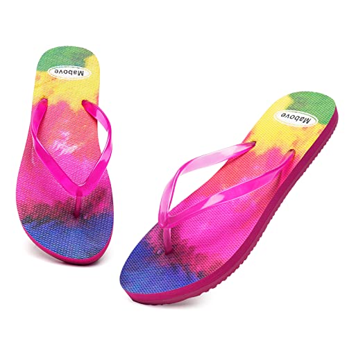 Sandalias de playa para mujer, sandalias de verano para mujer, arcoíris, 39 EU Cover