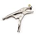 LeTkingok Refrigerant Recovery Pliers Steel Locking Pliers Air Conditioning Copper Pipe Repair Clamp Hand Tool 1/4