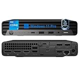HP Elite Mini 800 G9 Business MFF Desktop, Intel Core i7-12700T, 16GB DDR5 + 512GB SSD, Support 4 Monitor, Wolf Security, Docking Station, Wi-Fi 6E, Bluetooth, RJ-45, Win 11 Pro
