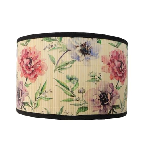 Mewutal E27 Drum Lampshade Flower Pattern Chandelier Lamp Shade, 11.8"×7.9" by Mewutal - Used condition - Image 4