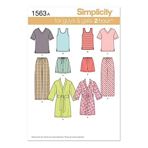Simplicity 1563 Sleepwear Sewing Pattern Cover