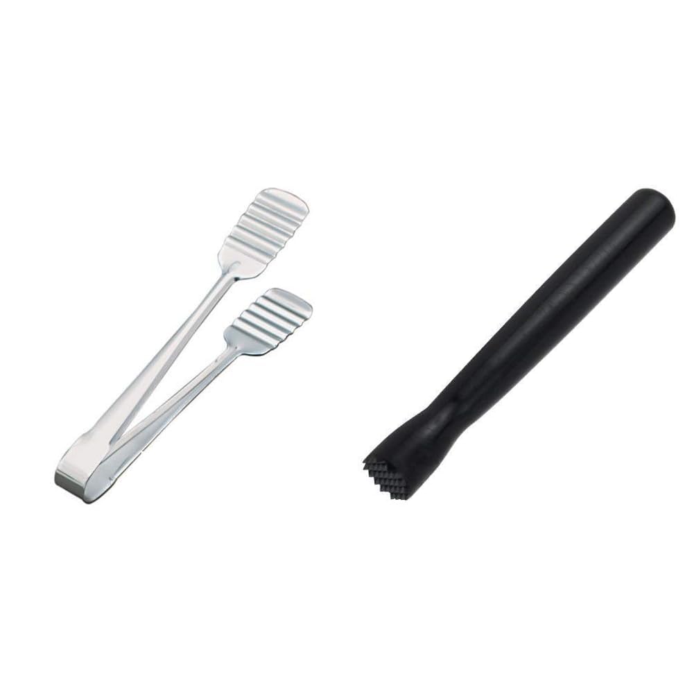 Dynore Cake Tong & Dynore Bar Muddler with Tenderizer Head for Cocktails and Mocktails