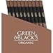 Green & Black's Organic Milk Chocolate Bar with Almonds, 37% Cacao, 10 - 3.17 oz Bars